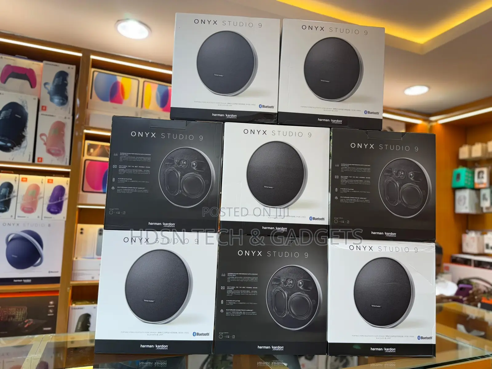 New Harman Onyx Studio 9 | Portable Stereo Bluetooth Speaker