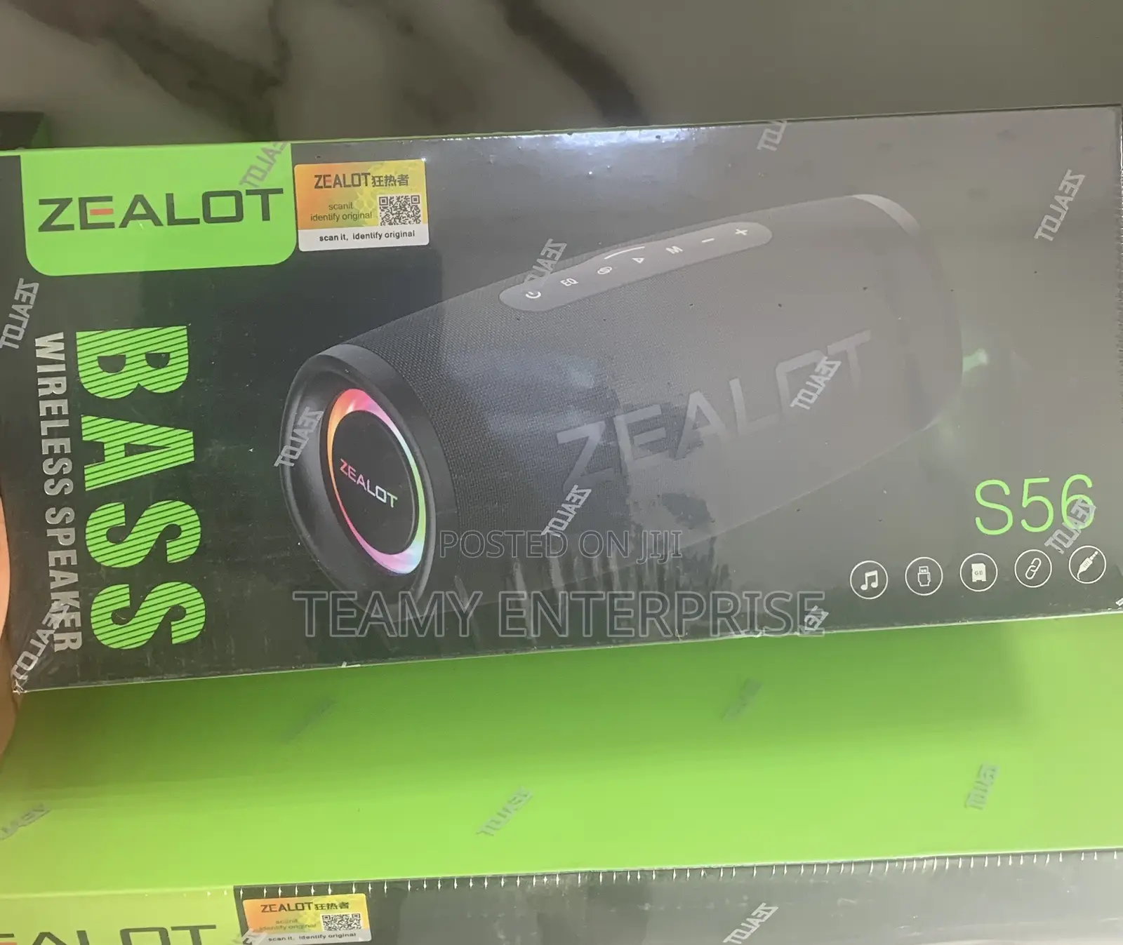 Zealot S56 Bass Wireless Speaker - Bluetooth Mp3