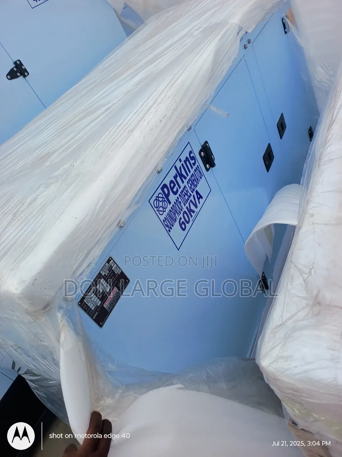 Perkins 60kva Soundproof Diesel Engine Generator