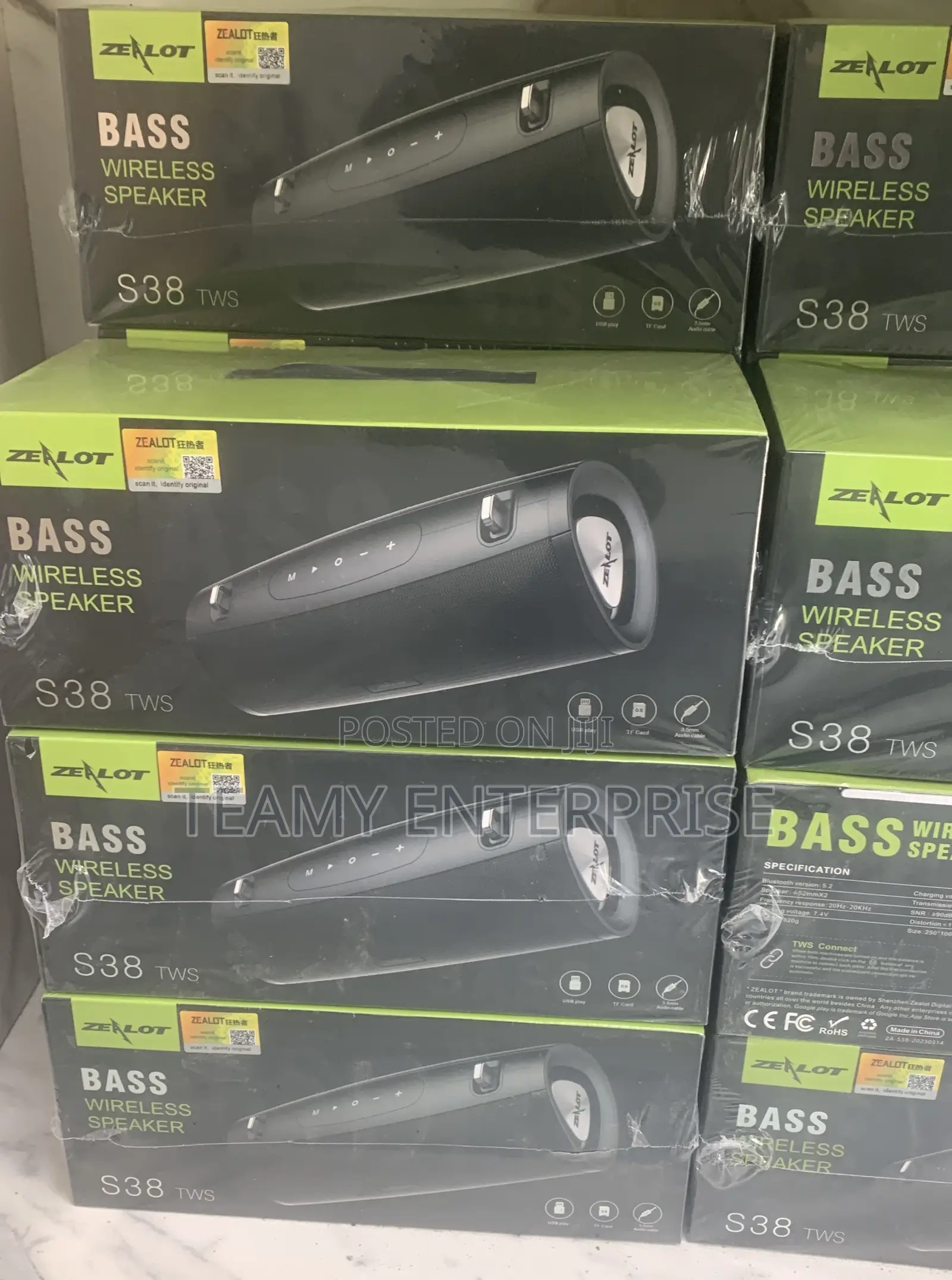 Zealot S38 TWS Wireless Bluetooth Speaker