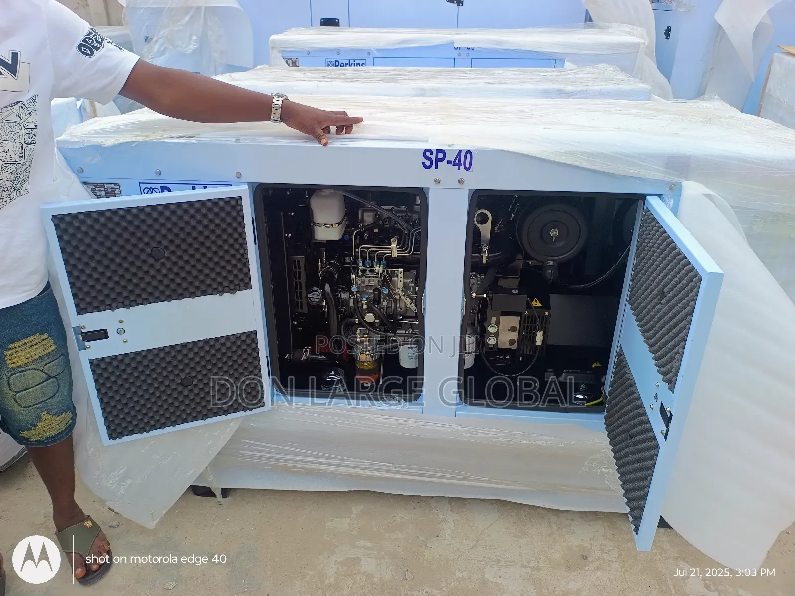 40kva Perkins Soundproof Diesel Engine Generator