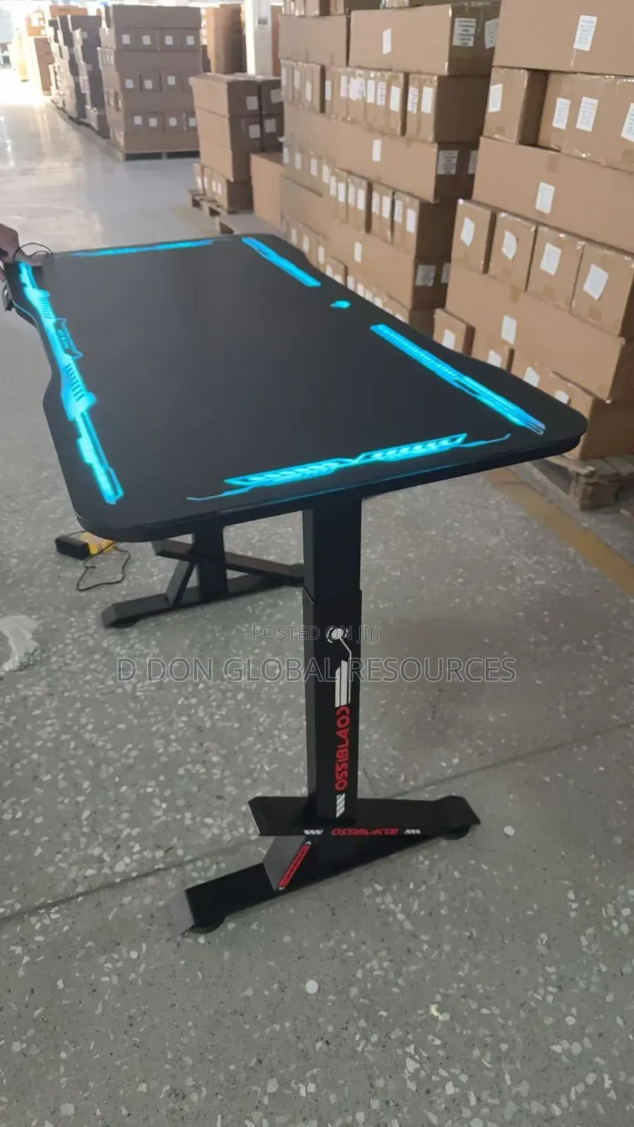 Gaming Table With Lights Top