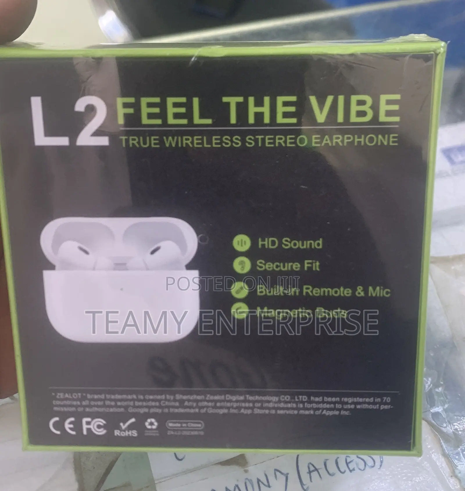 Zealot L2 Earphones Ear Pod Inear