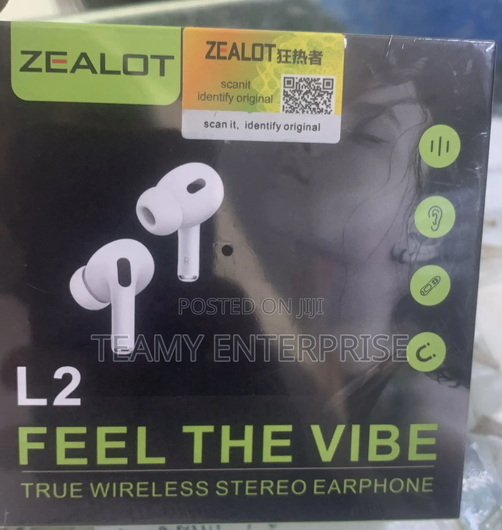 Zealot L2 Earphones Ear Pod Inear