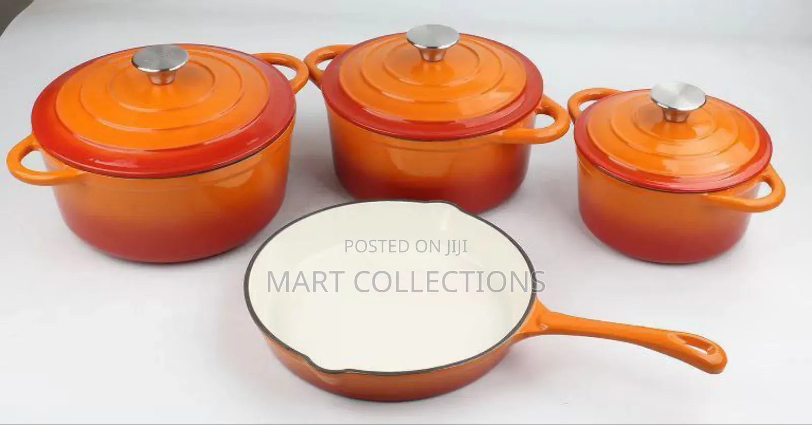Cast Iron Quality Non Stick Pot Set With Fry Pan
