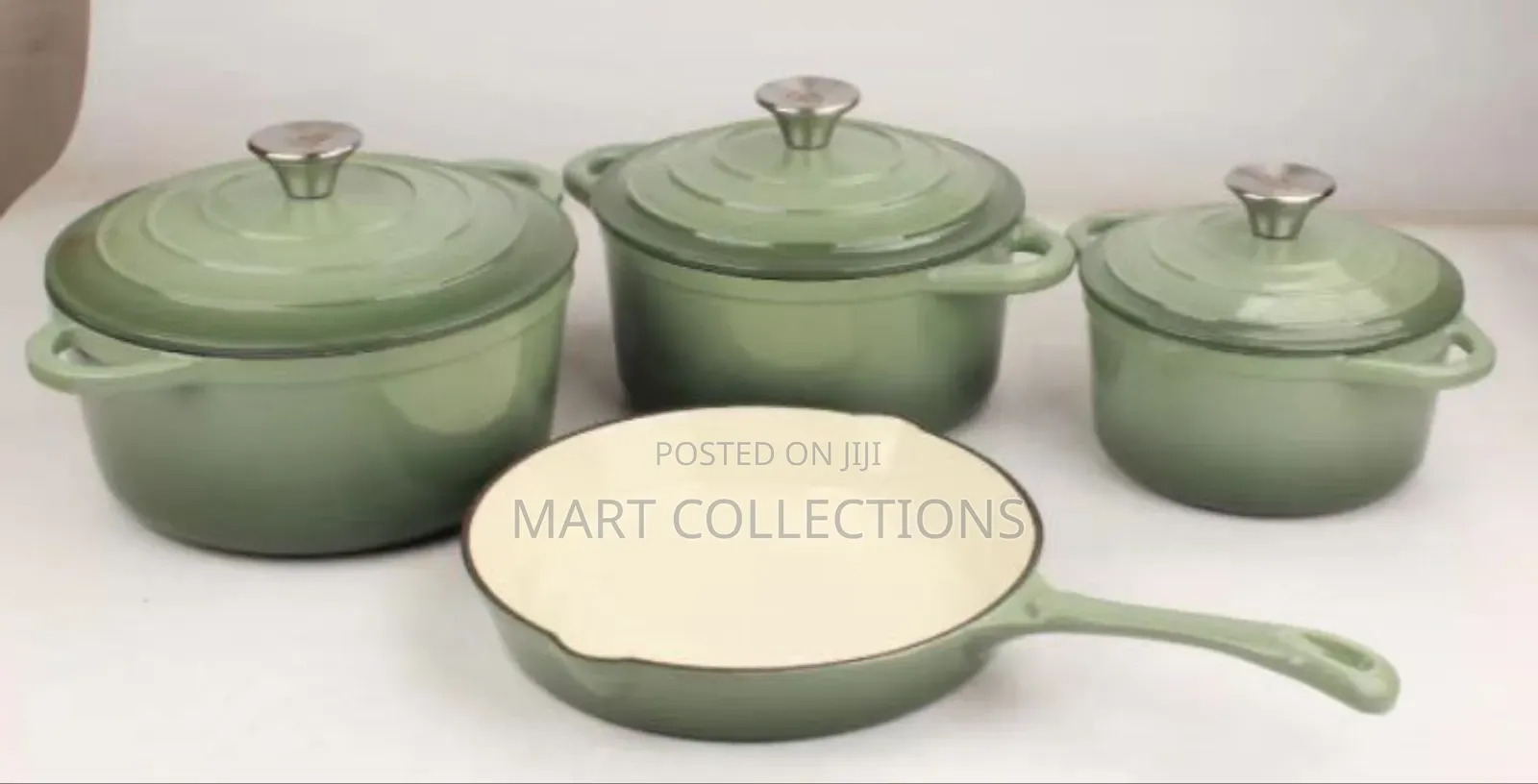 Cast Iron Quality Non Stick Pot Set With Fry Pan