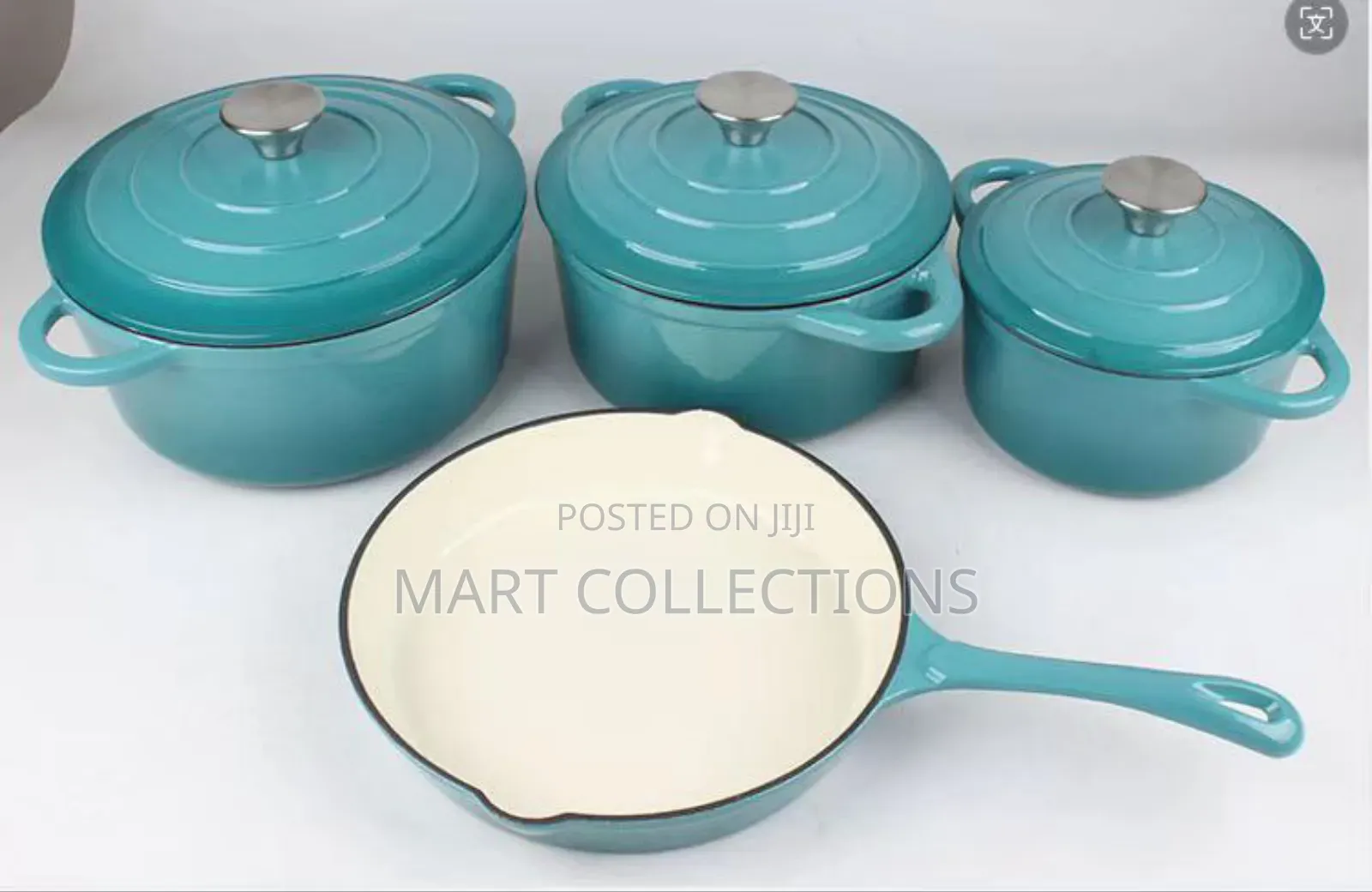 Cast Iron Quality Non Stick Pot Set With Fry Pan