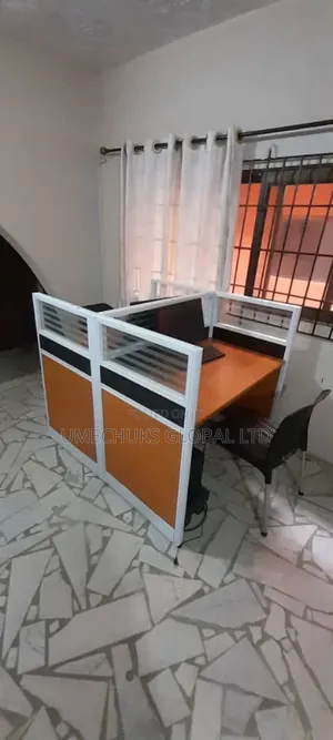 2persons Face to Face Blue Colour Workstation