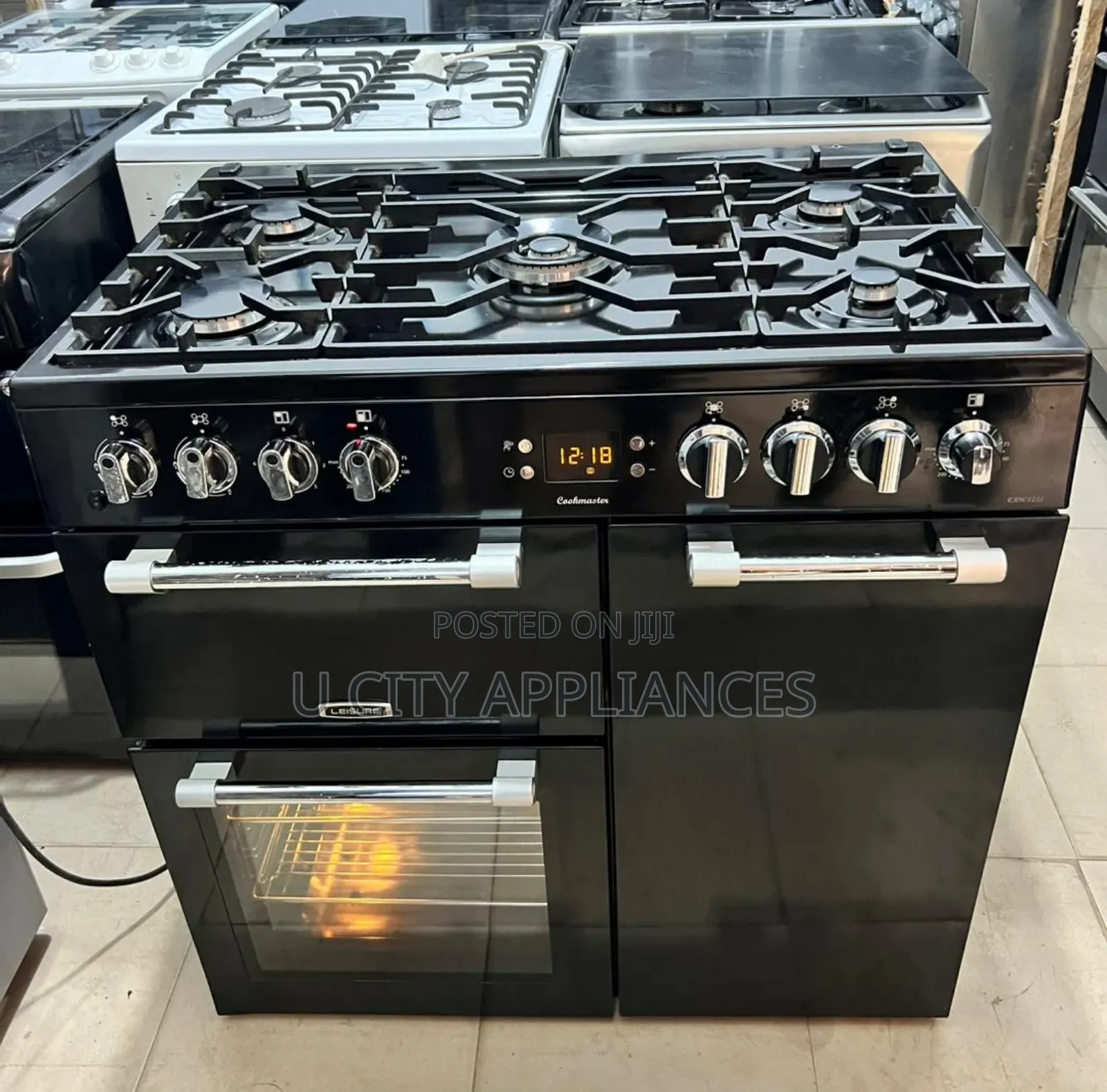 Five Burner Leisure Gas And Electric Cooker