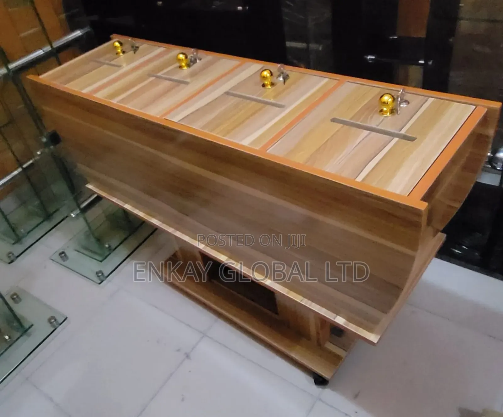Quality Wooden 4 in One Offering Box