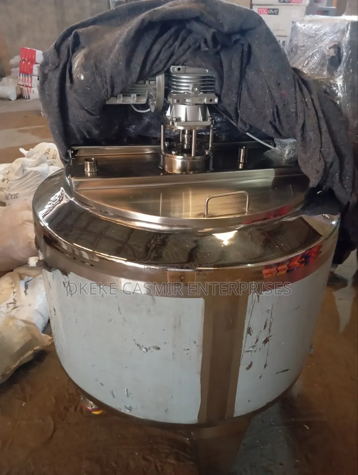Heating and Cooling Mixing Tank 300l