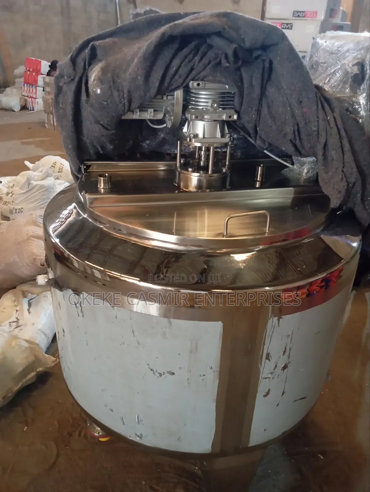 Heating and Cooling Mixing Tank 300l