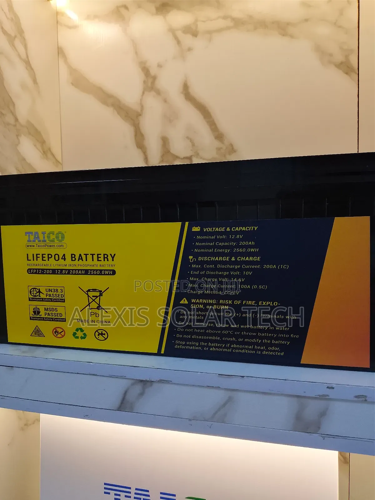 Taico 2.5kwh 12v Lifepo4 Battery