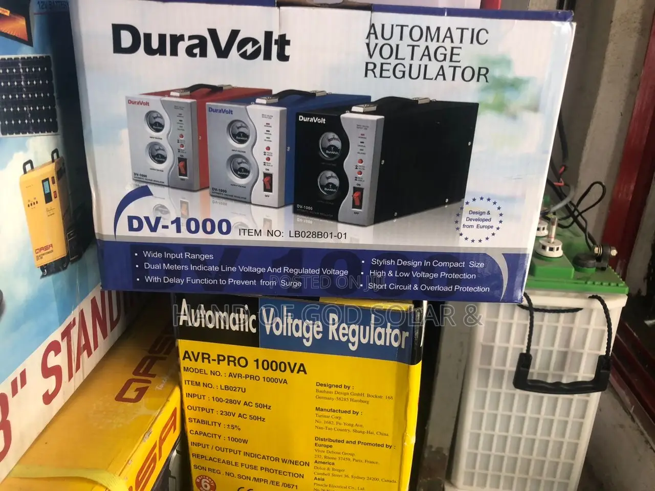 1000w Duravolt Automatic Voltage Regulator