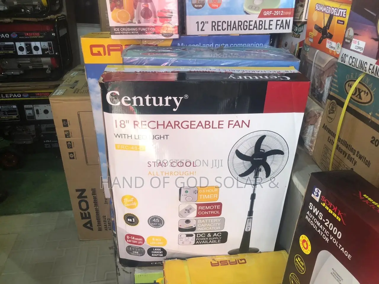 18inch Century Rechargeable Fan