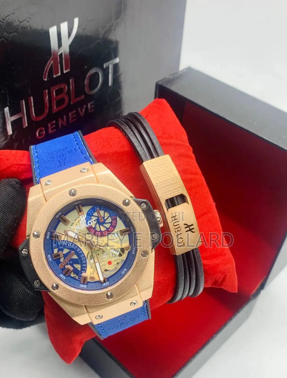 Quality Hublot Watch and Bracelet Set