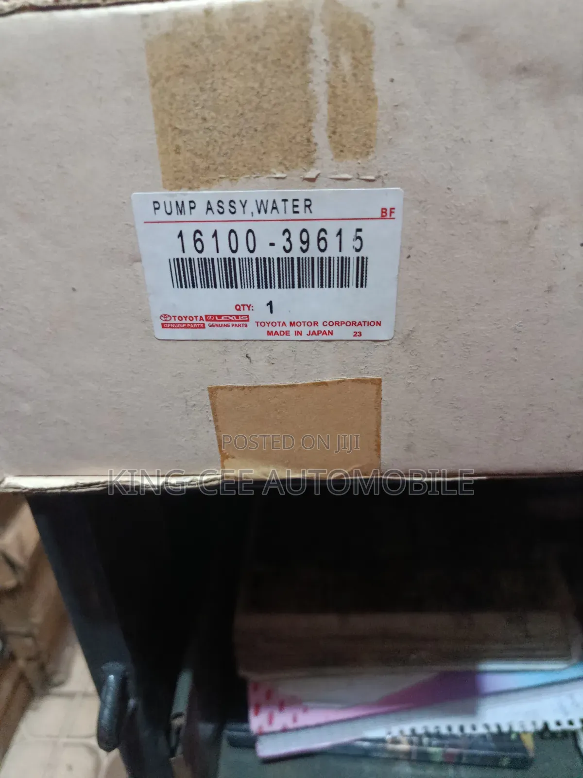 Oem Water Pump Toyota Sienna 2015-2022, Camry 2018-, Avalon