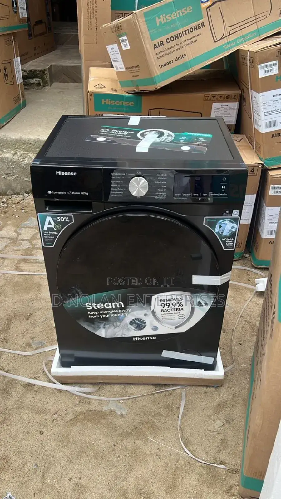 Hisense 8kg Front Loader Wash And Dry Inverter
