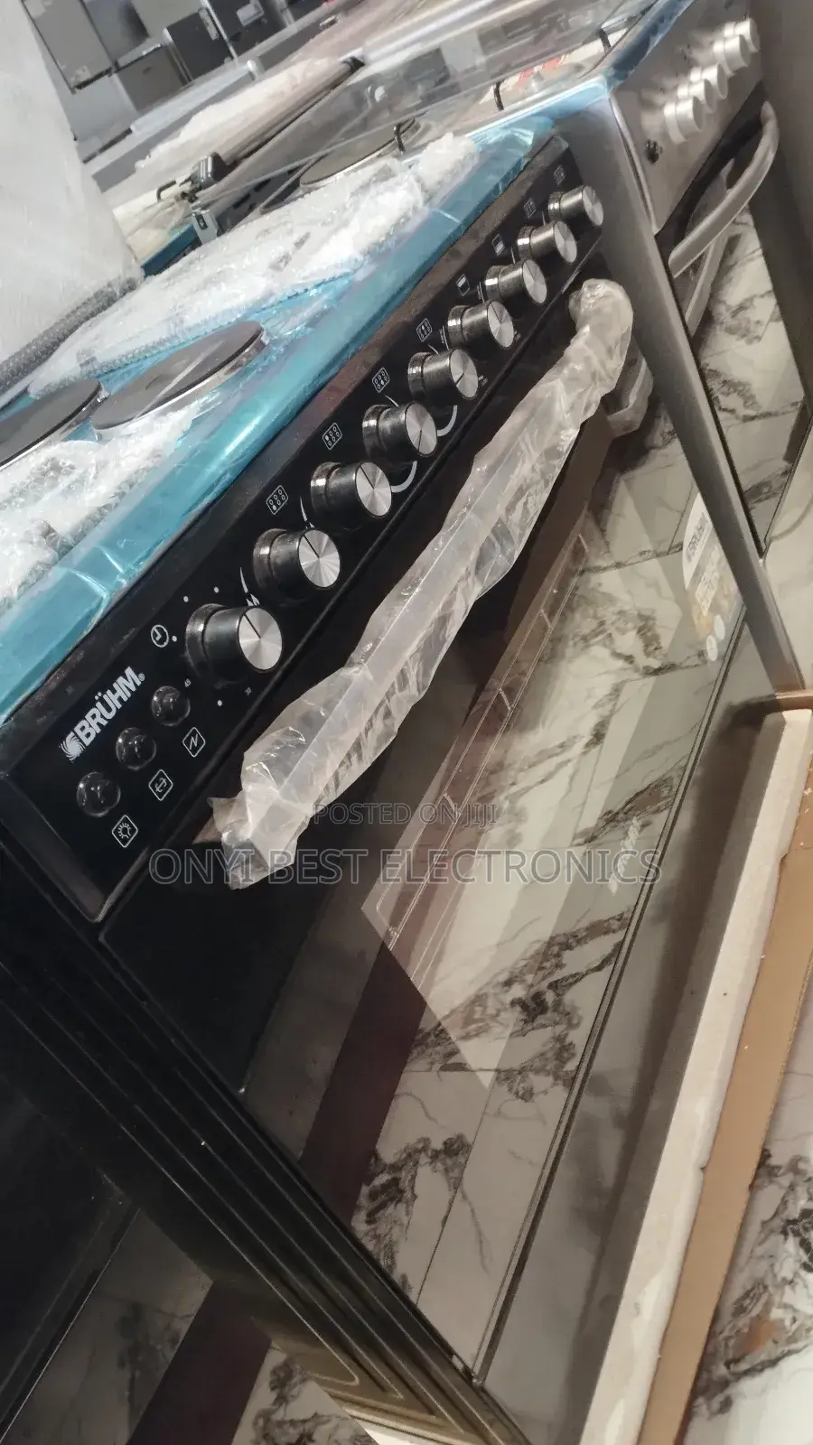 Bruhm Cooker 2 Electric and 4 Gas Burner 90*60 BGC-9642ib