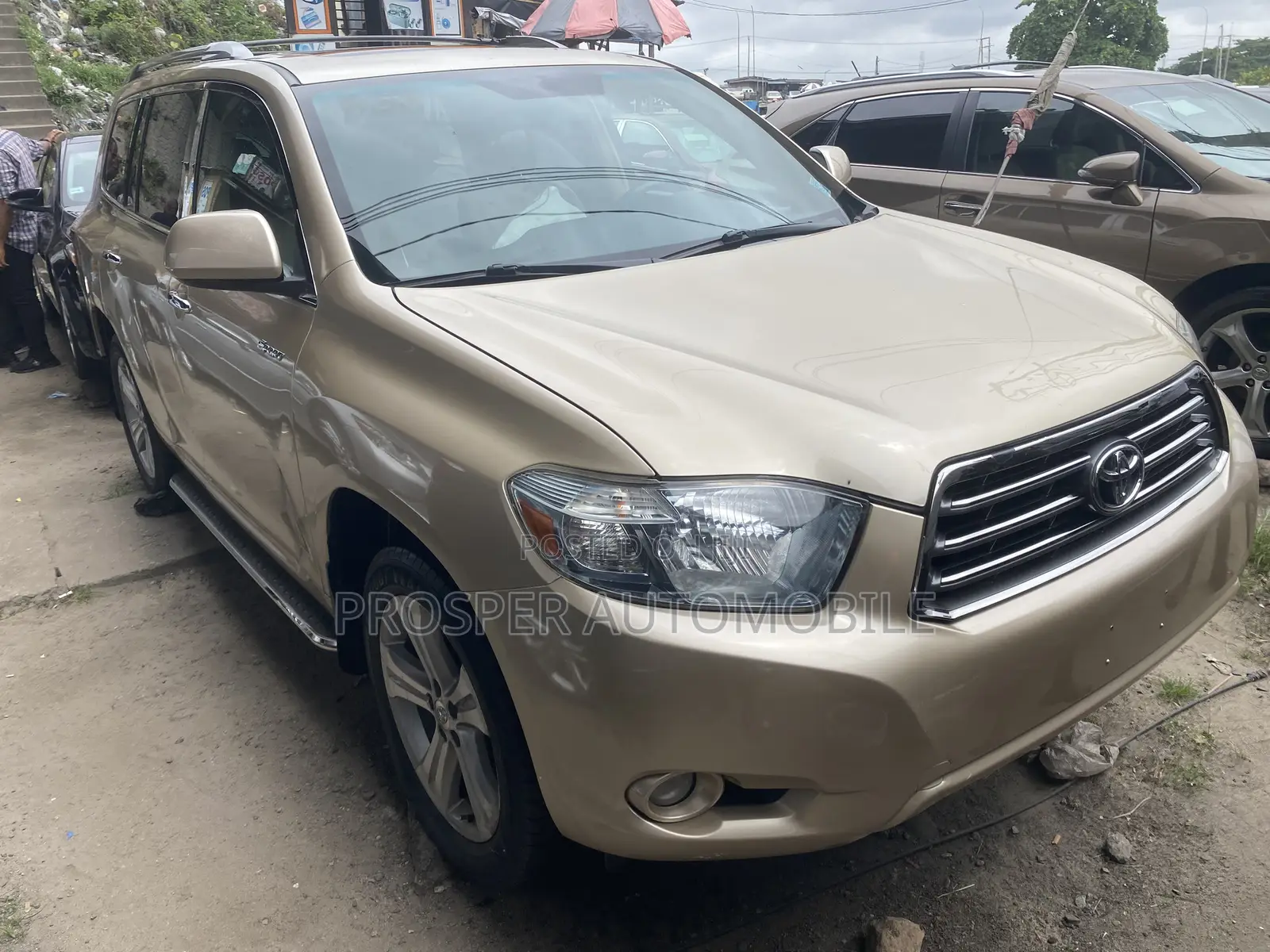 Toyota Highlander Sport 2008 Gold