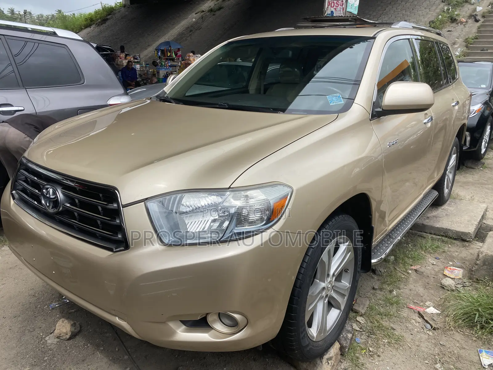 Toyota Highlander Sport 2008 Gold