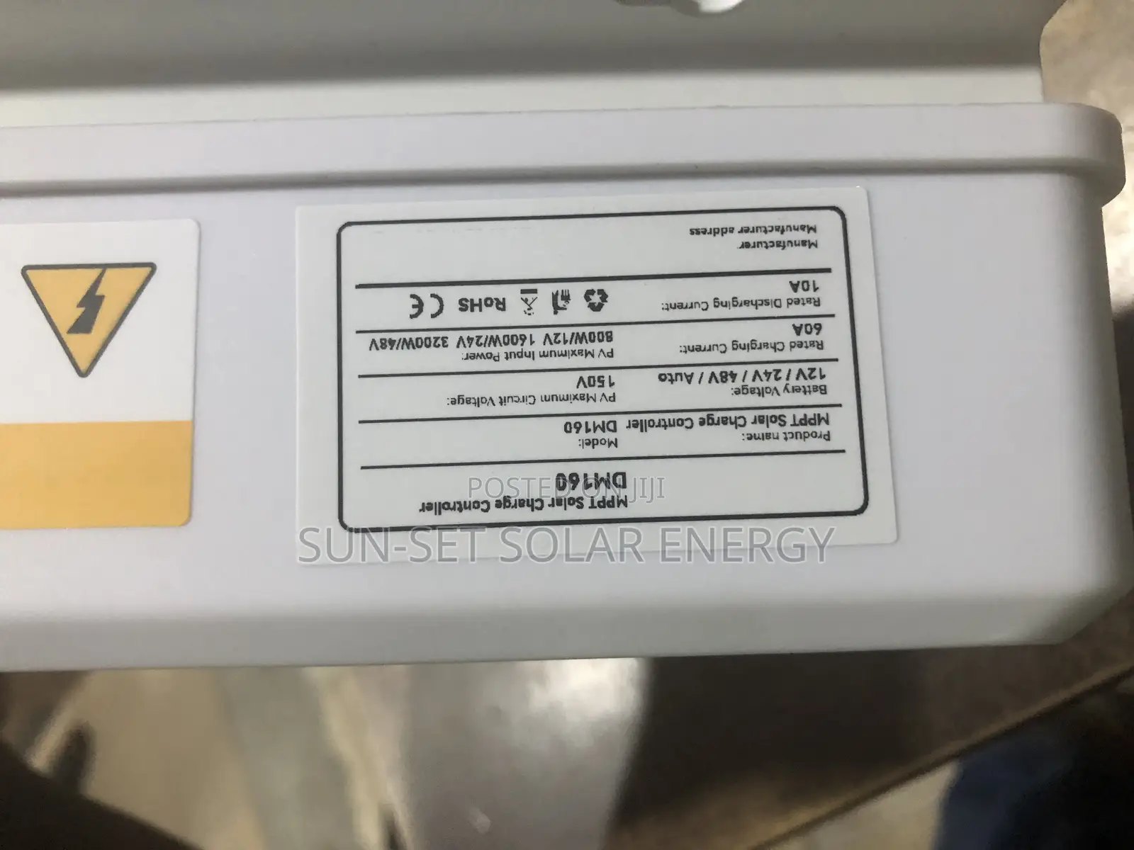 Index Solar Charge Controller 60ah MPPT 12to48v