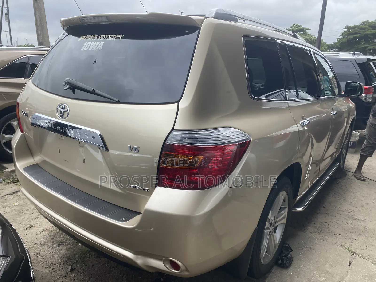 Toyota Highlander Sport 2008 Gold