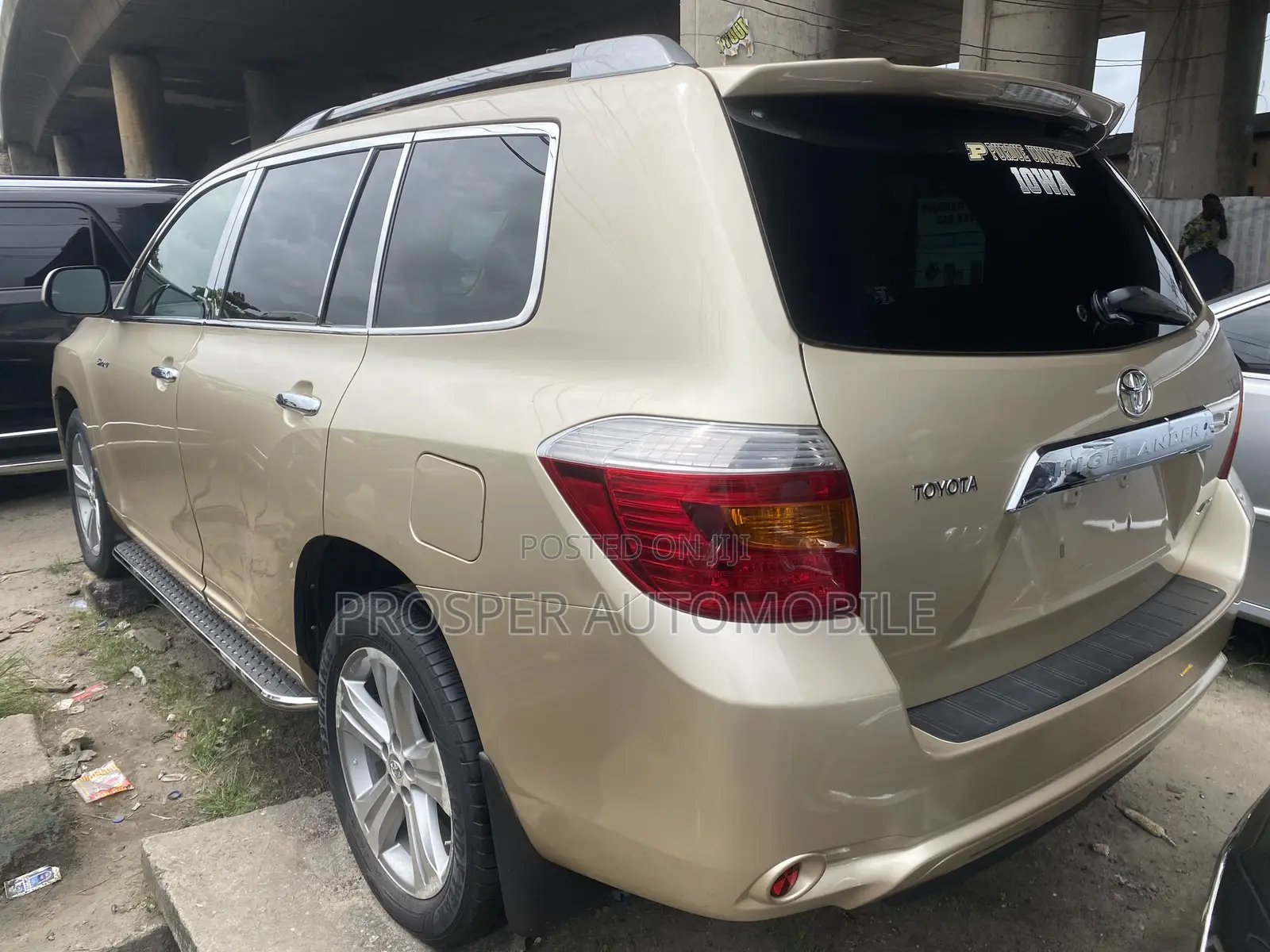 Toyota Highlander Sport 2008 Gold