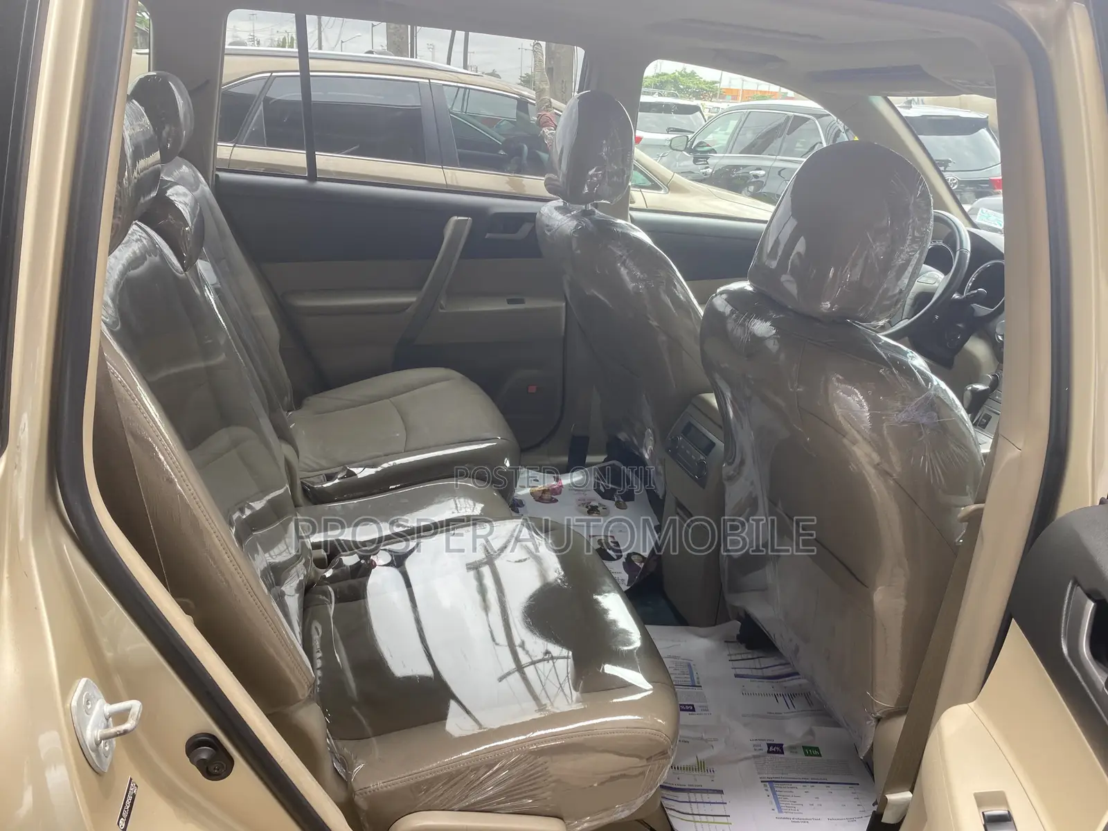 Toyota Highlander Sport 2008 Gold