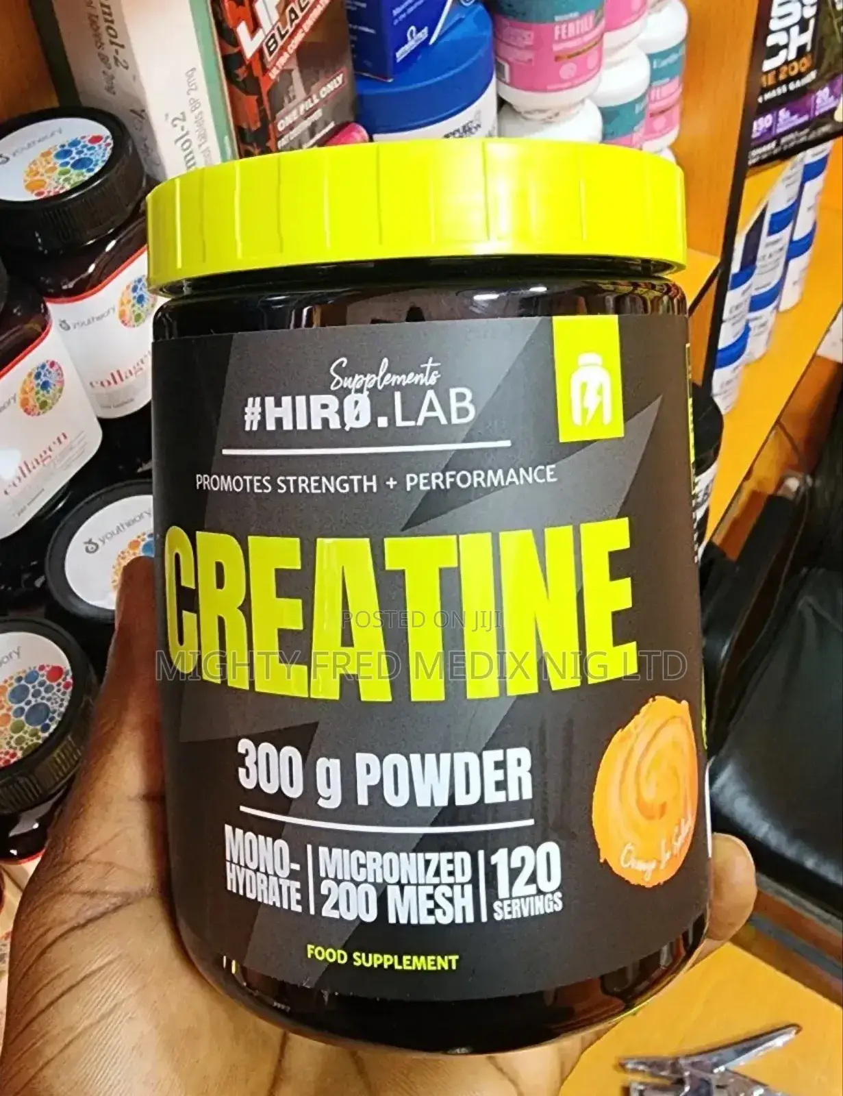 Hiro Lab Creatine Monohydrate Powder 300g 120 Servings