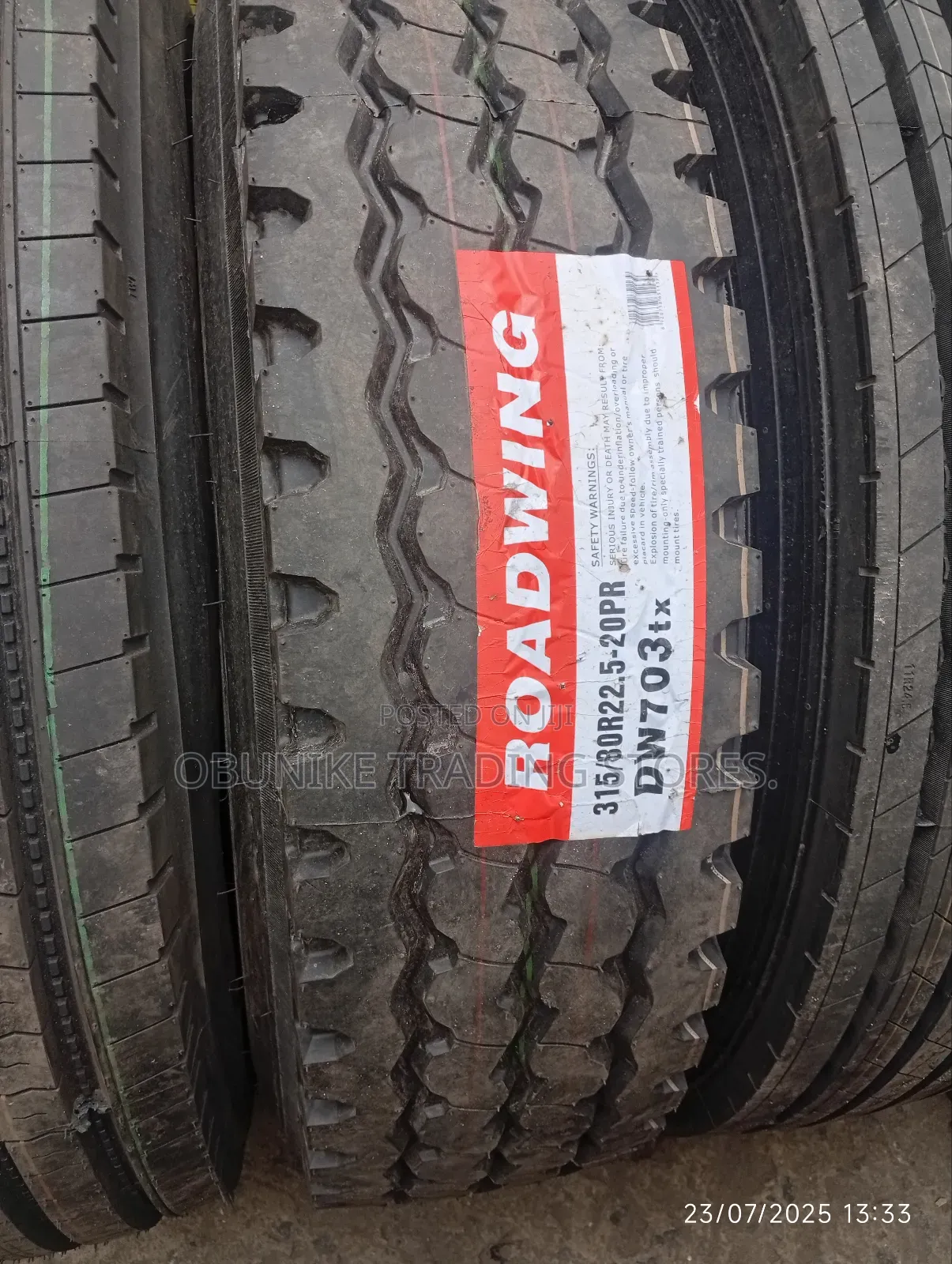 315/80r22.5 Roadwing Tyre