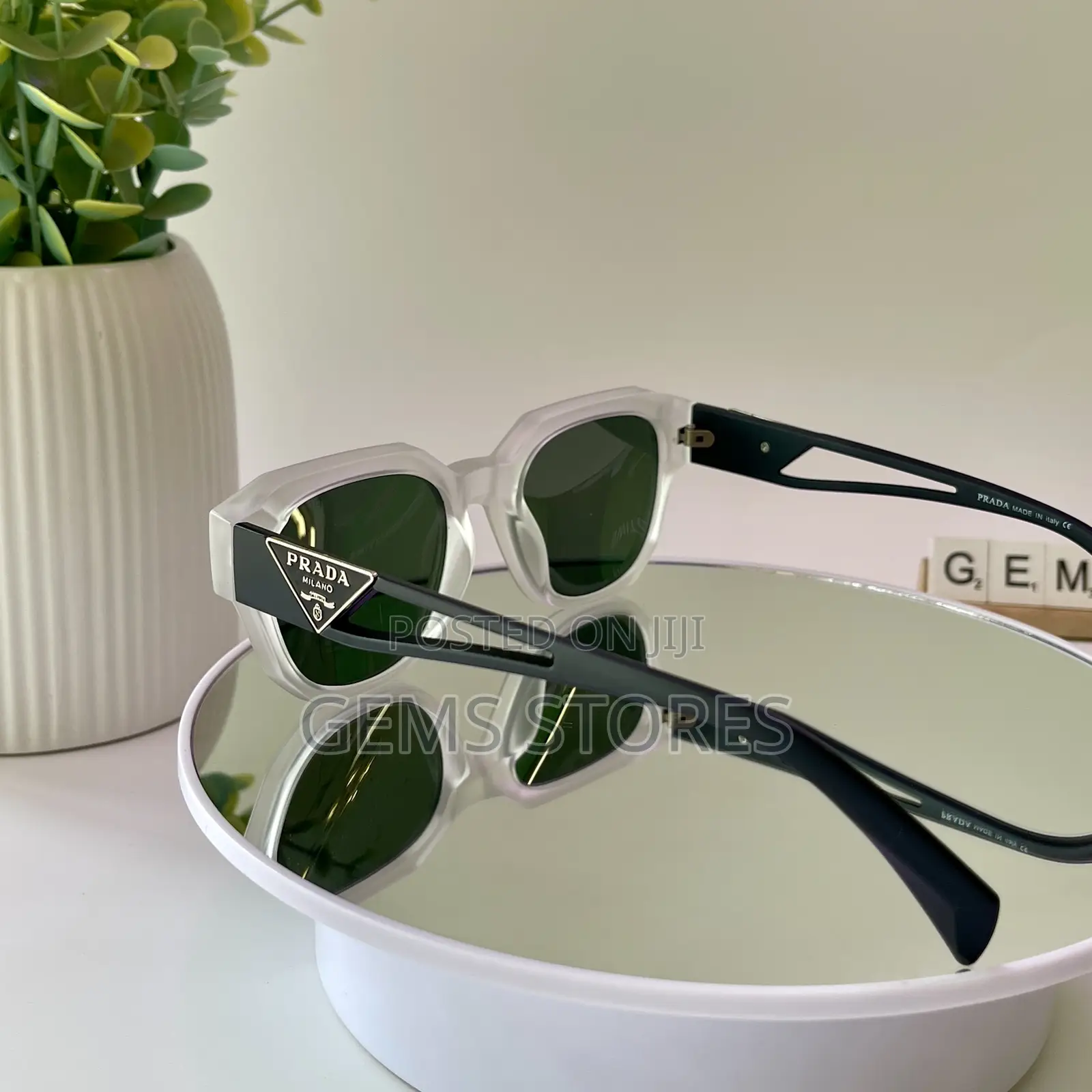 Stylish Polarized Prada-Inspired Hexagonal Sunglasses