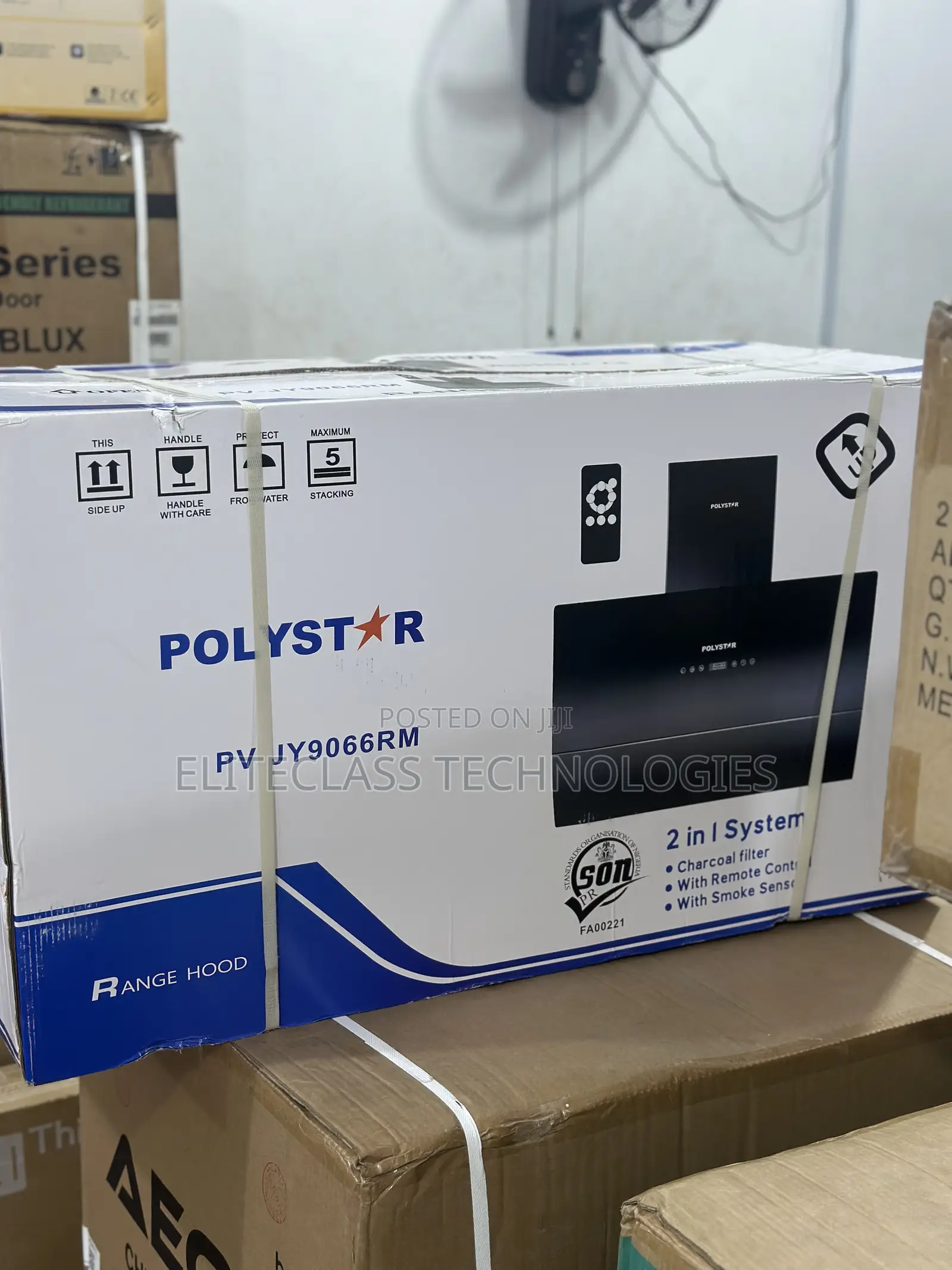 Polystar (90cm) Range Hood Anti Smoke Pv-Jy9066rm
