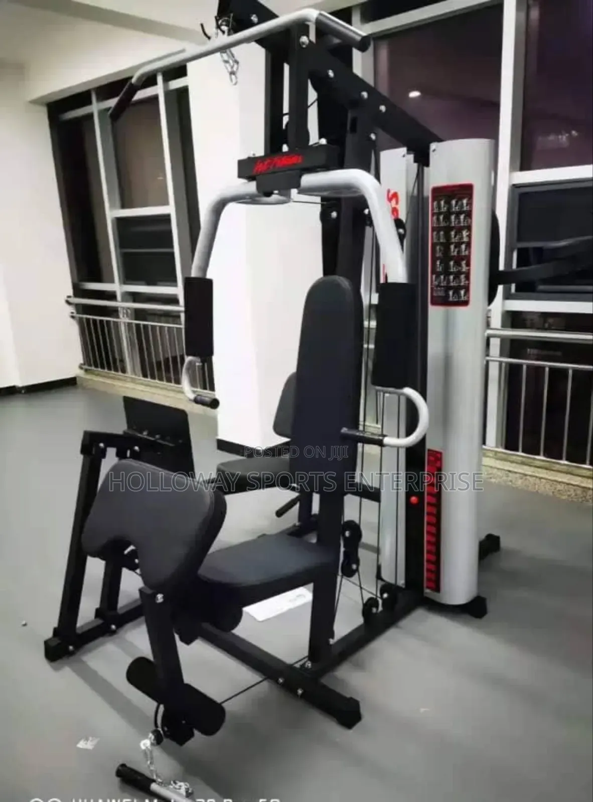 3 Station Gym With Leg Press And Back Case