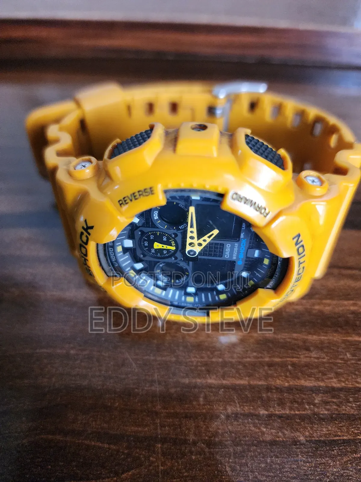 London Used Casio G-shock Bold Face Yellow