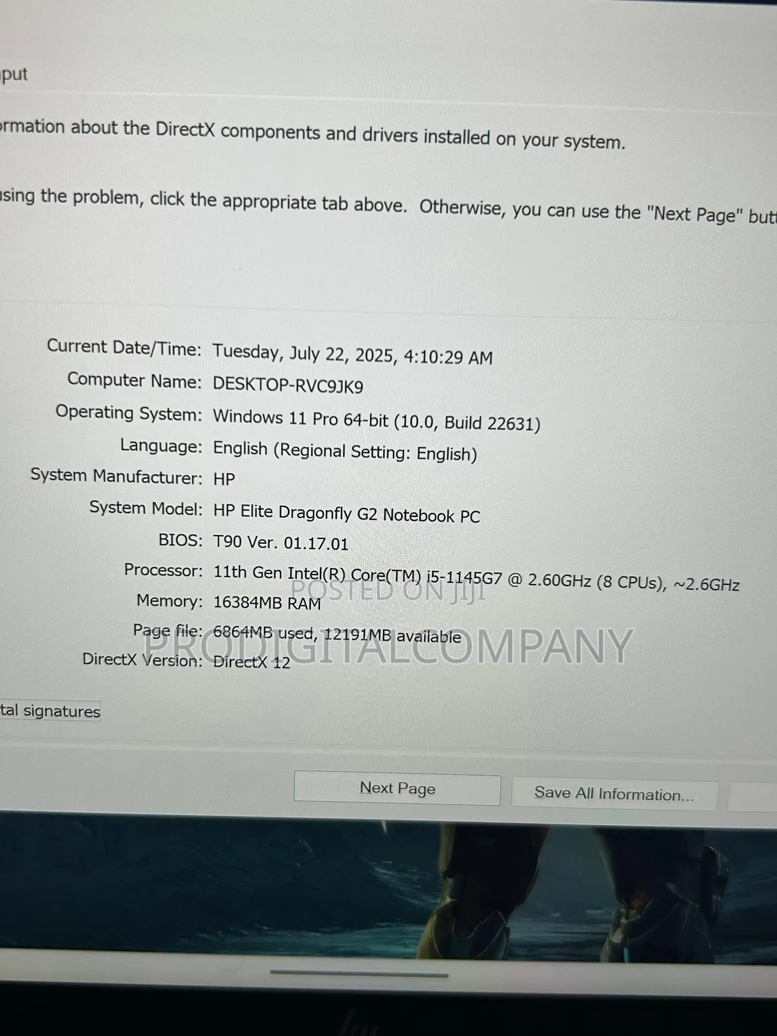 Laptop HP Dragonfly G2 16GB Intel Core I5 SSD 512GB