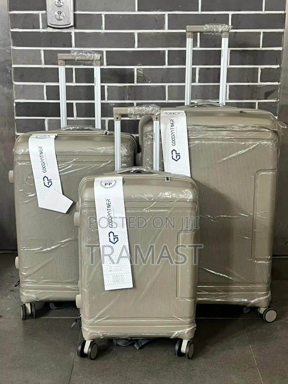 Hard Plastic 3 Set Travel Luggage - Good Partner