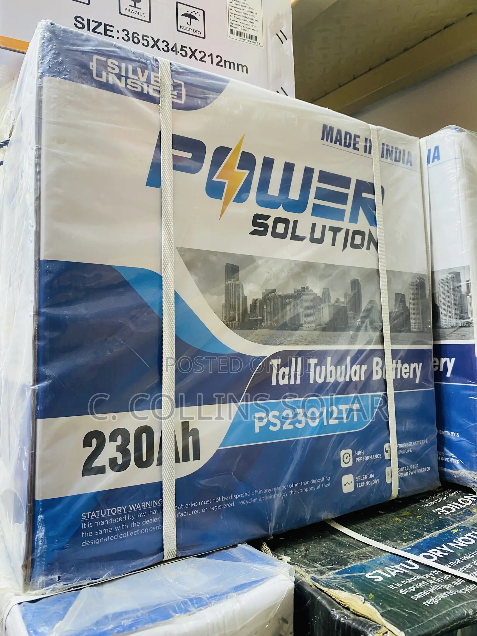 230ah Power Solution Tubular Battery
