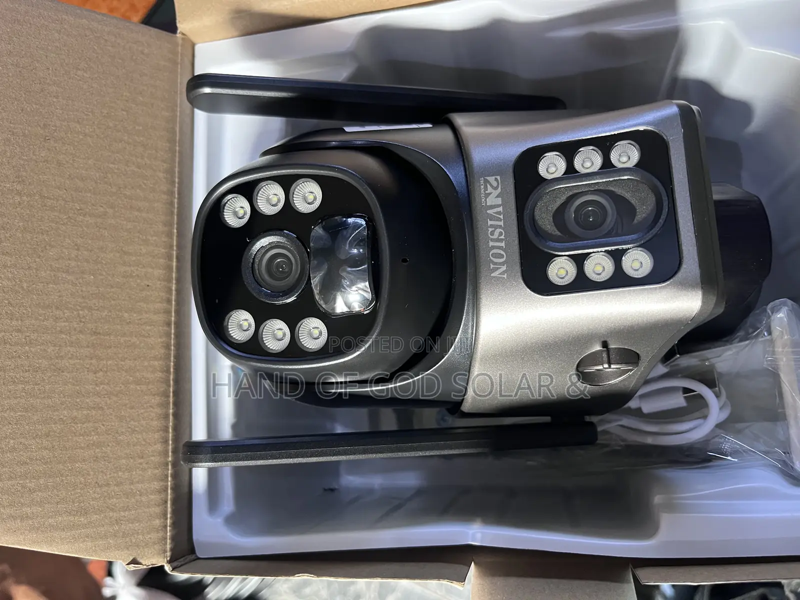 Dual Lens Double Eye Solar PTZ Camera