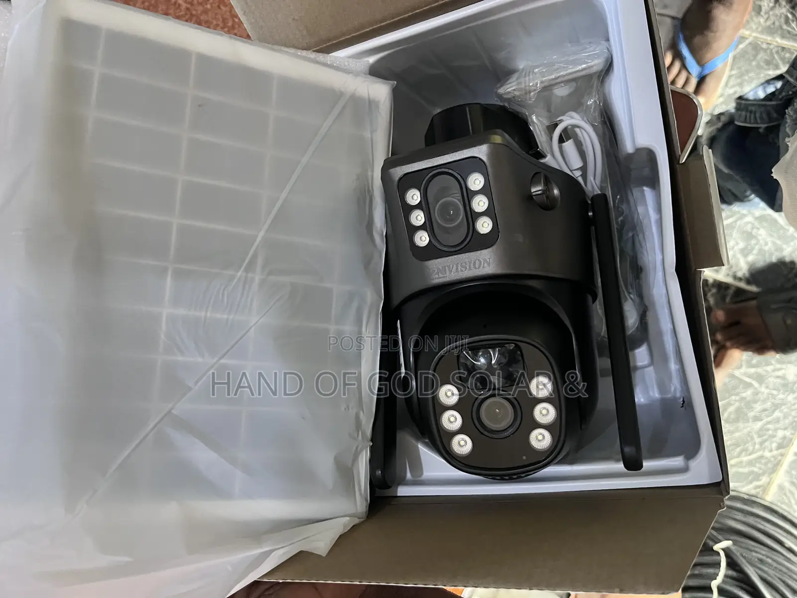 Dual Lens Double Eye Solar PTZ Camera
