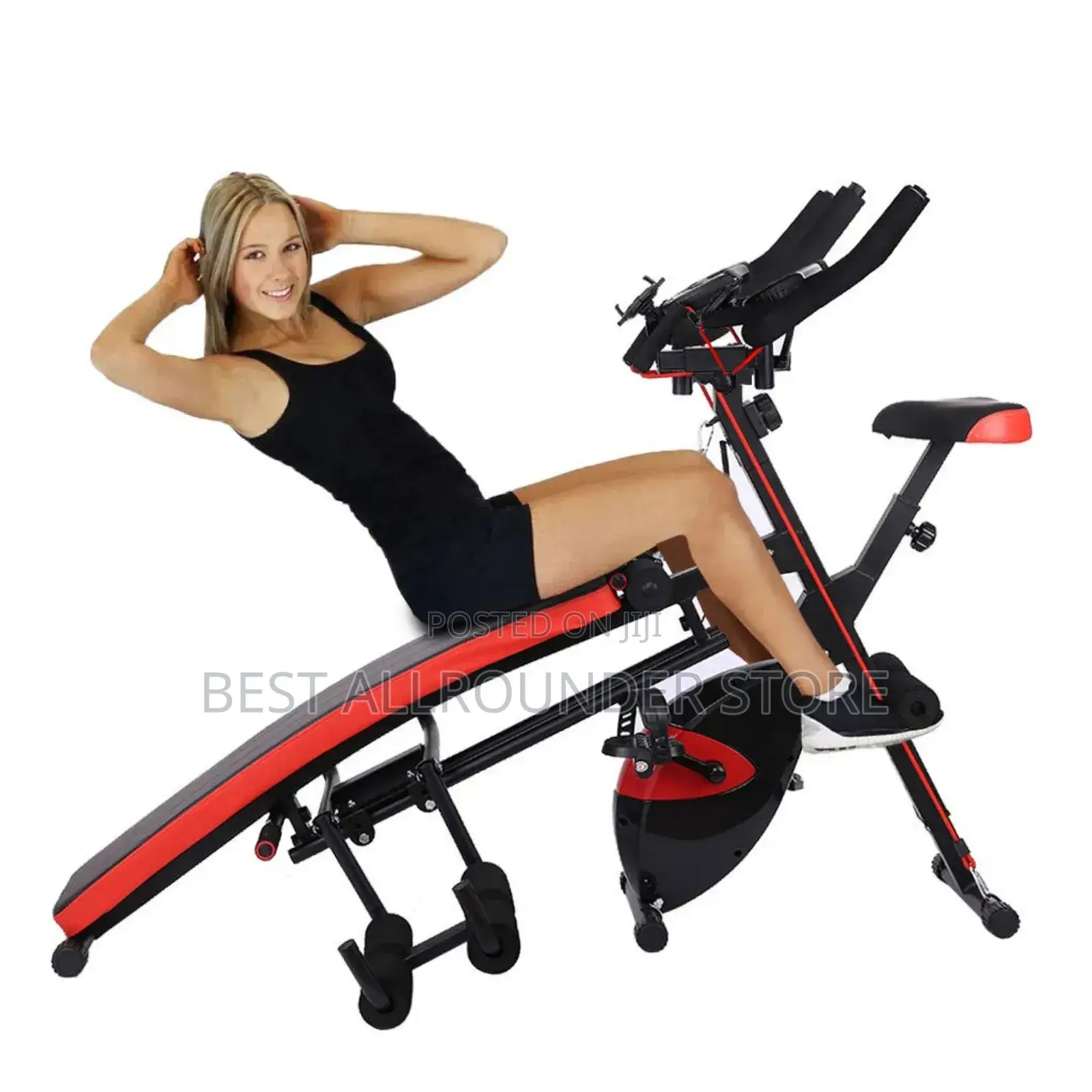 Stationary Bike With Situp Bench