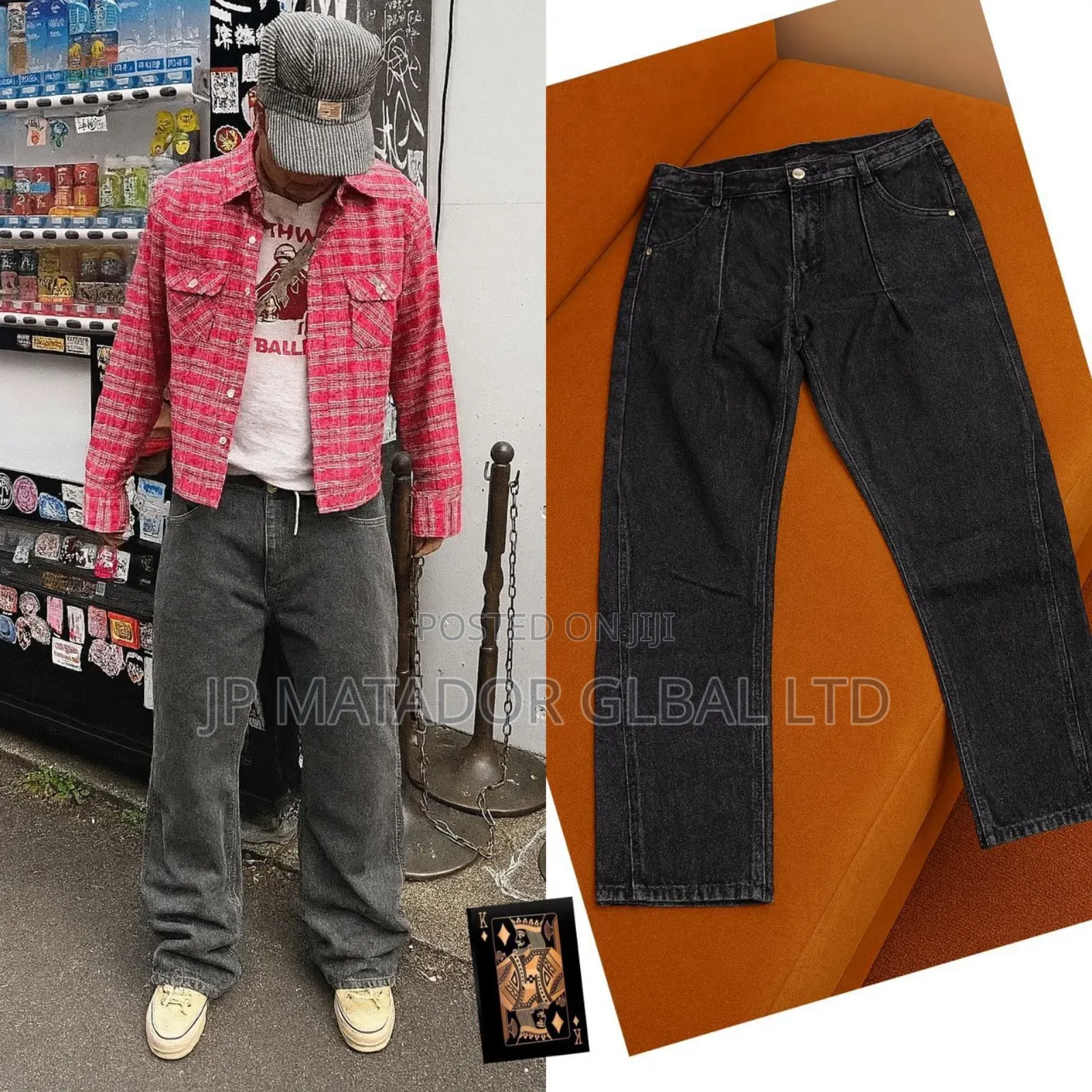 Trendy 3d Pattern Men's Jeans