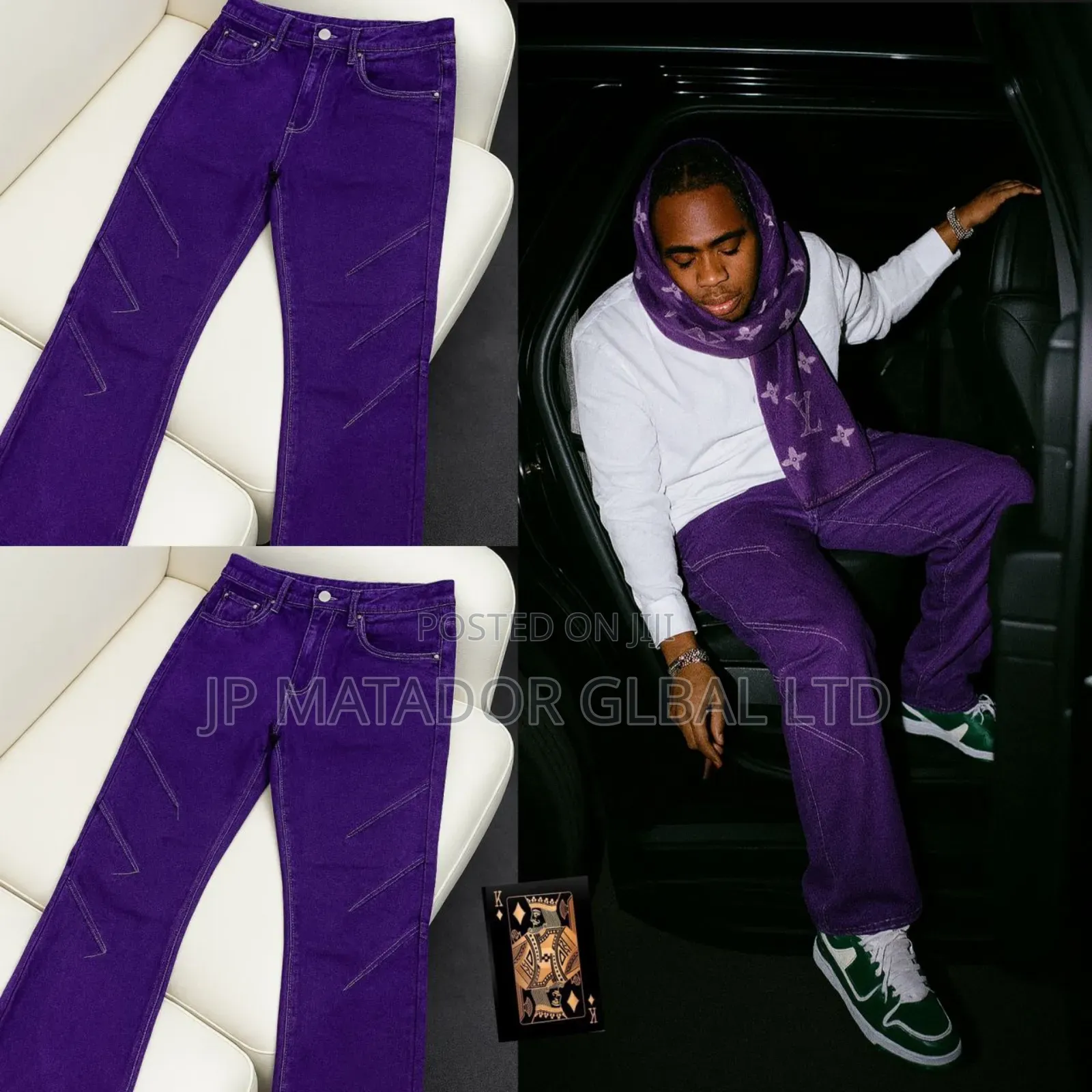 Trendy 3d Pattern Men's Jeans