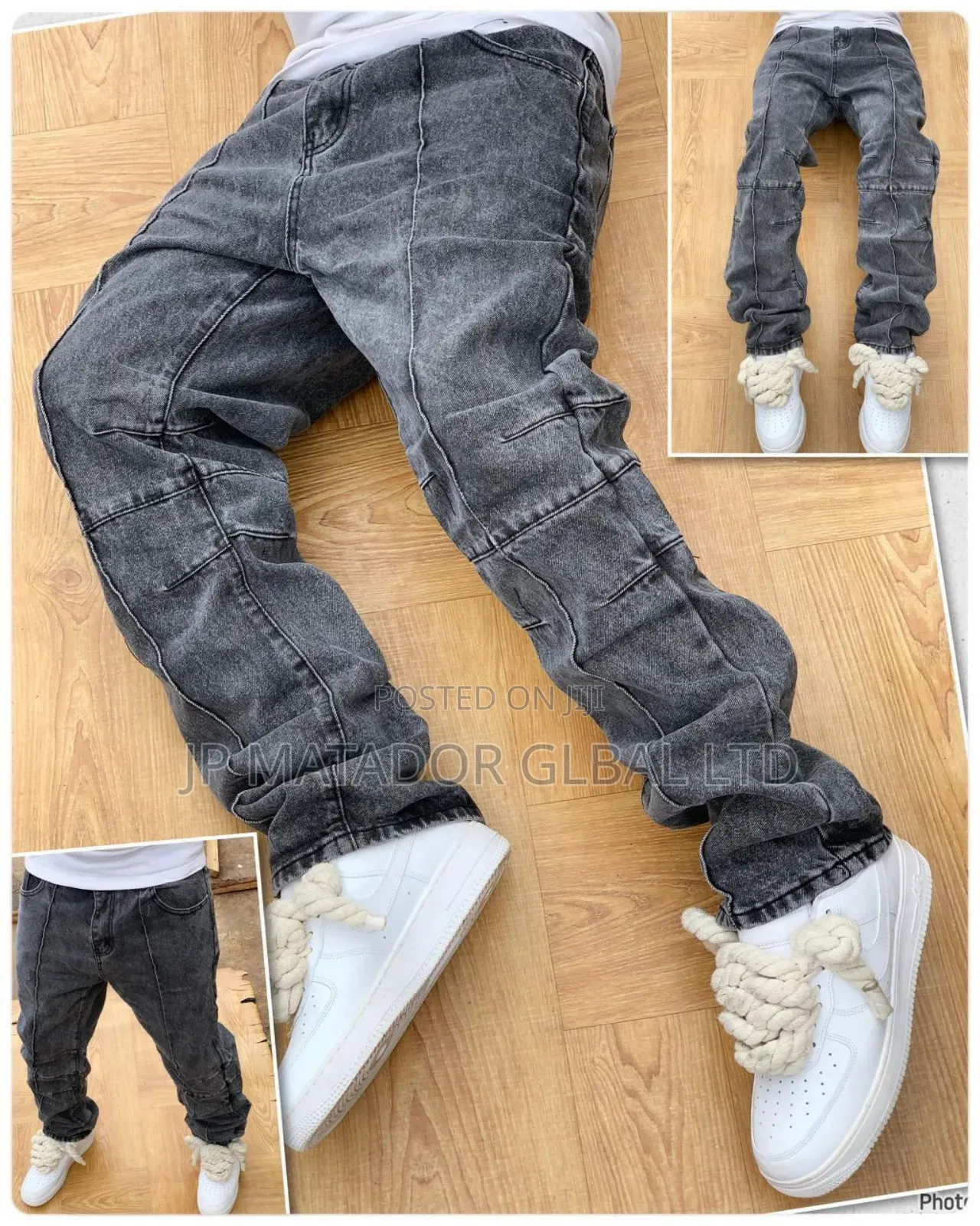 Trendy 3d Pattern Men's Jeans