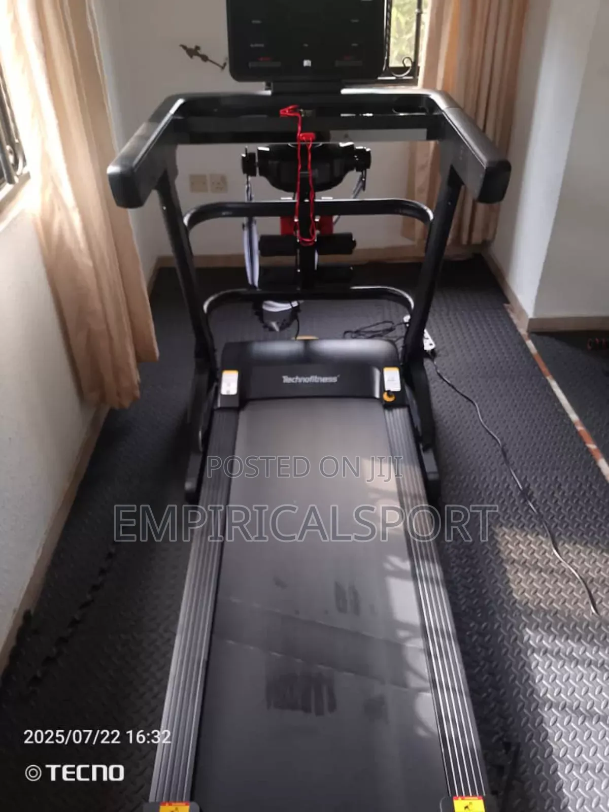 4 Horsepower, 150kg Capacity Commercial Treadmill
