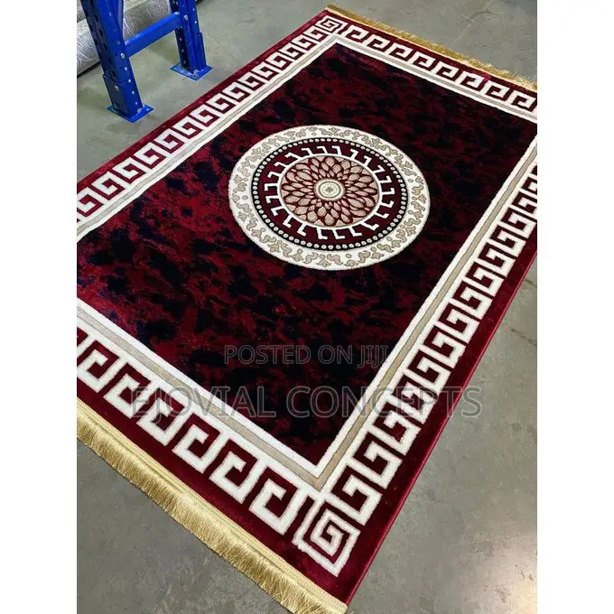 Turkish Morden Luxury Arabian Magnifying Wine Center Rug