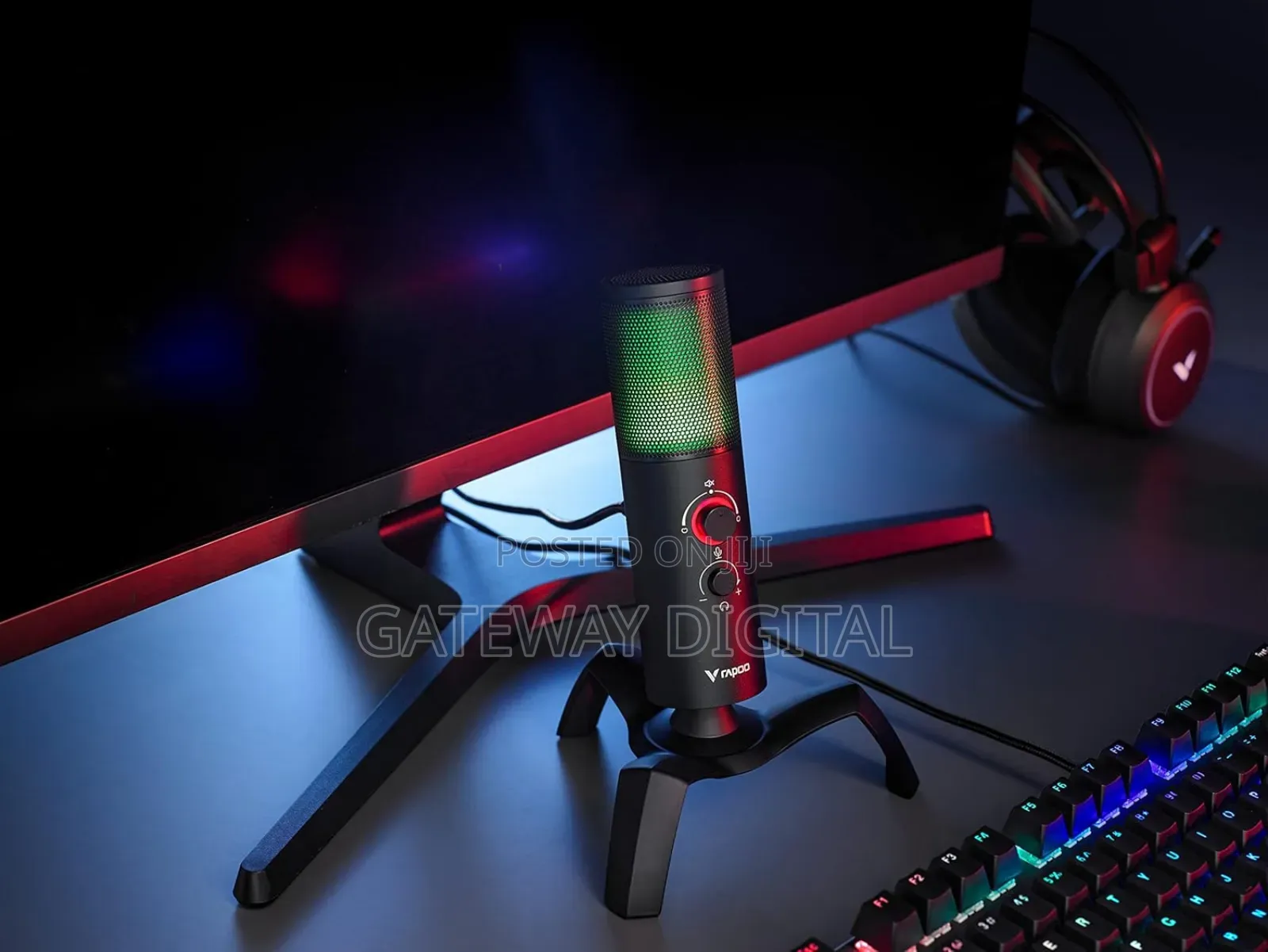 Rapoo Usb Wired Gaming Microphone for Pc, Ps4, Ps5 and Mac