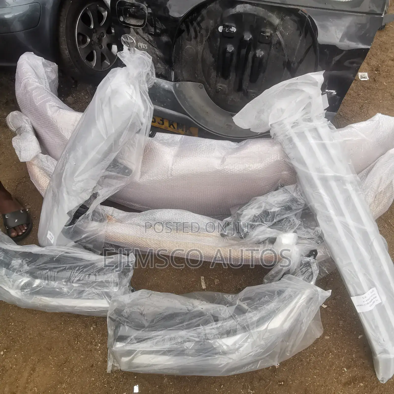 Complete Bumper and Accessories Including Headlamp and Back