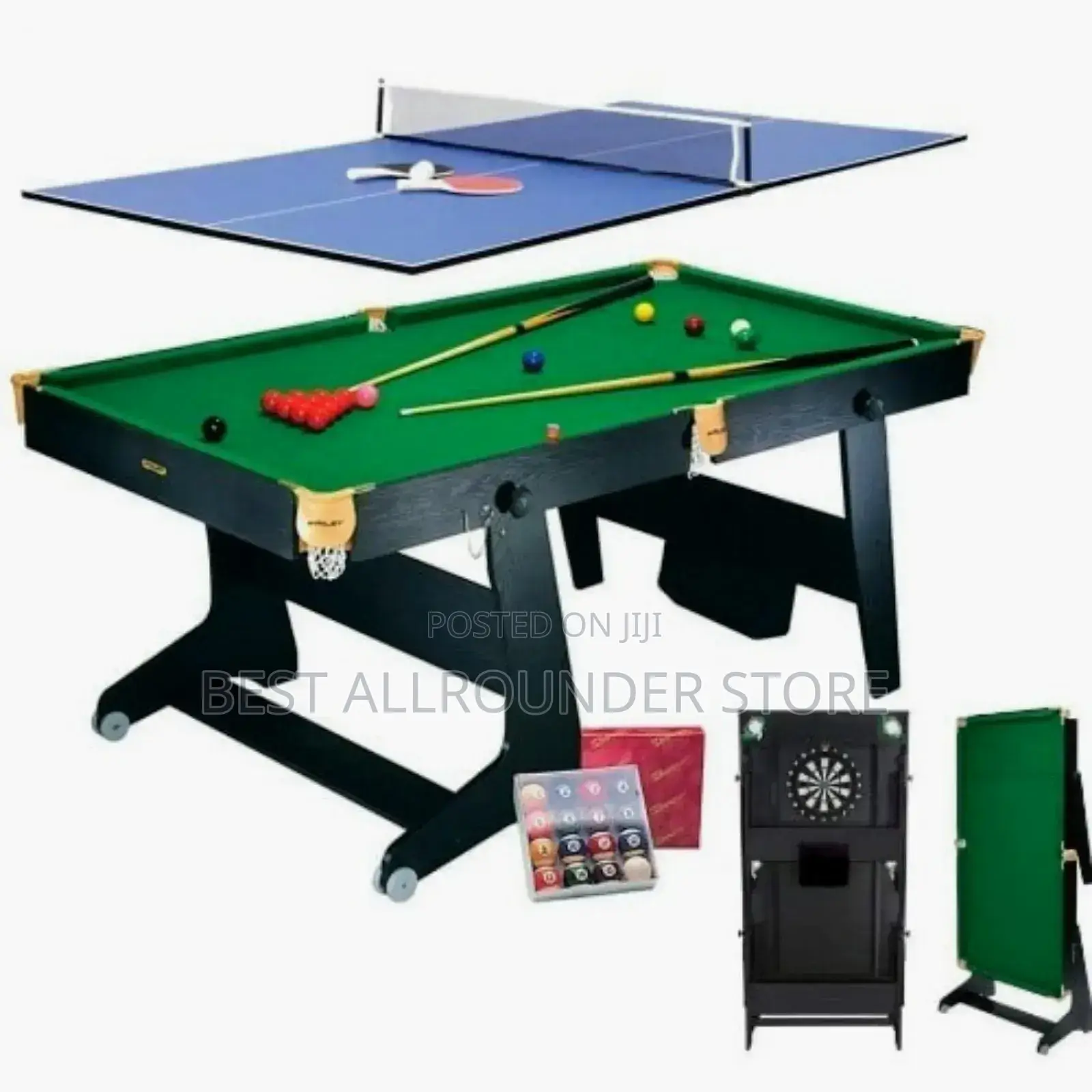 6ft 2 in 1 Snooker/ Table Tennis Board