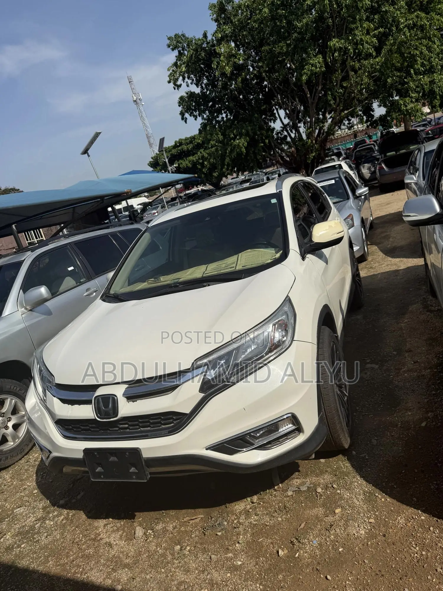 Honda CR-V Touring 4dr SUV (2.4L 4cyl CVT) 2015 White